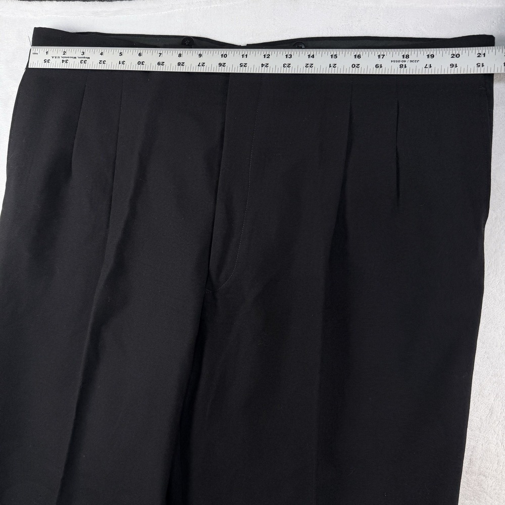 Vtg Adolfo Tuxedo Opera Suit Double Breasted 48R Pants 42x32 Satin USA 100% Wool - Picture 13 of 16
